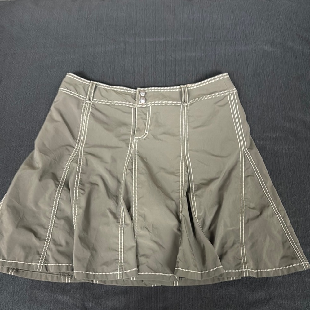 Athleta brown ‎ Mini A-line Skort size 10P